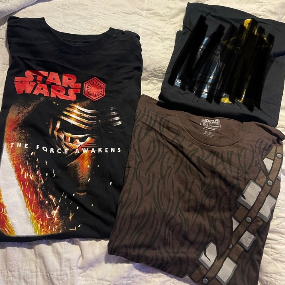 Star Wars Mens T-Shirts Graphic Tees
